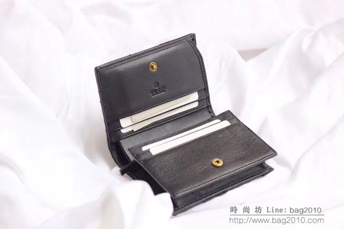GUCCI古馳 錢包 實物拍攝 原廠材料 女款翻蓋短錢包 466492   ydgq3260